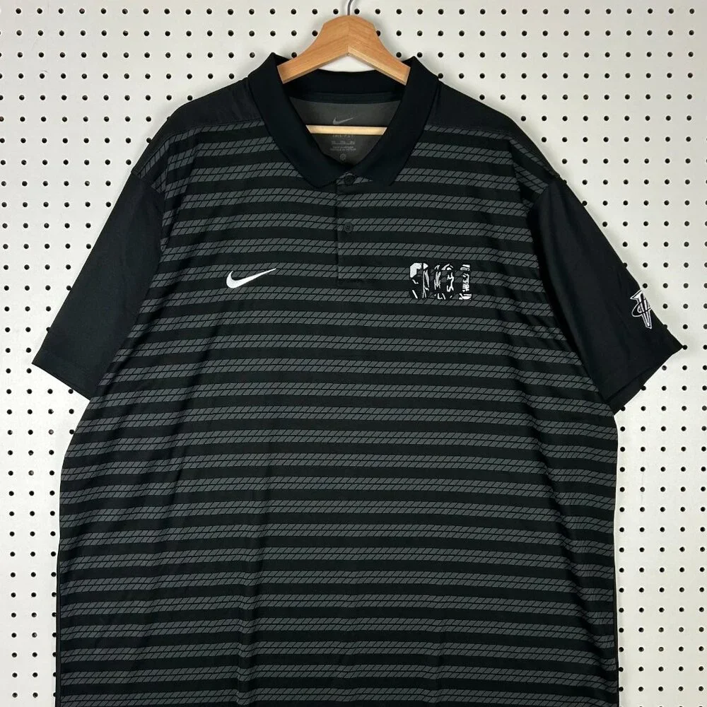Nike 1 Cent‎ Memphis Tigers Polo 3XL Black Striped 901 Basketball Penny Hardaway